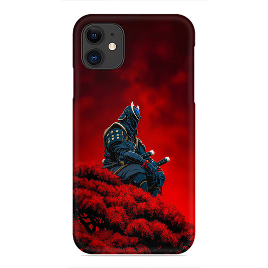Samurai Warrior Red Phone Case - Japanese Art Design