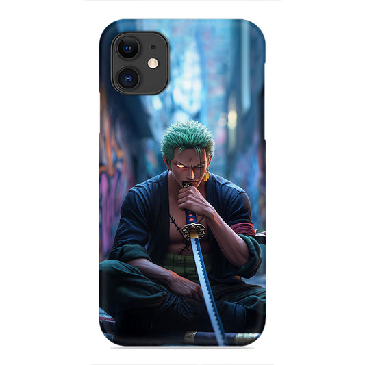 Roronoa Zoro Urban Alley Phone Case - One Piece Design