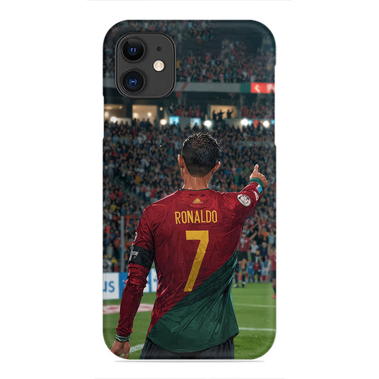Cristiano Ronaldo Portugal Phone Case - Back View Design