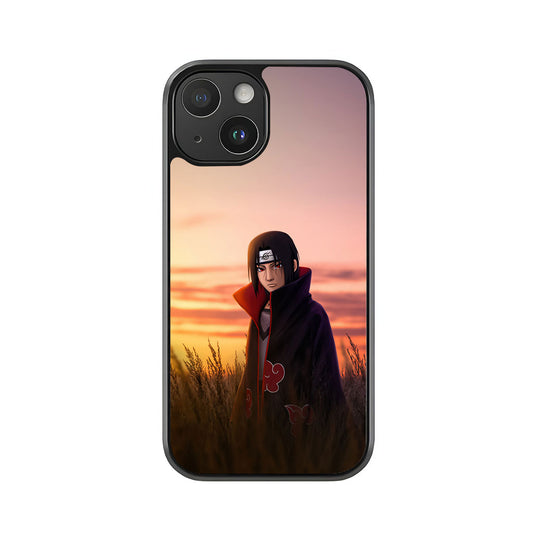 Itachi Uchiha Sunset Phone Case - Akatsuki Design Metal Case