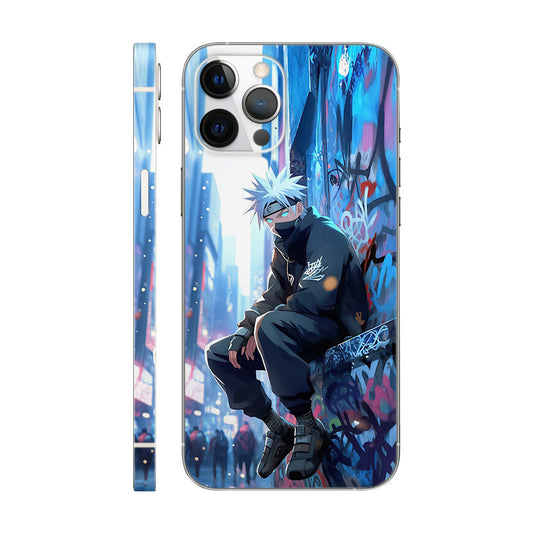 Kakashi Hatake Urban Graffiti Phone Case - Anime City Design 6D Skin
