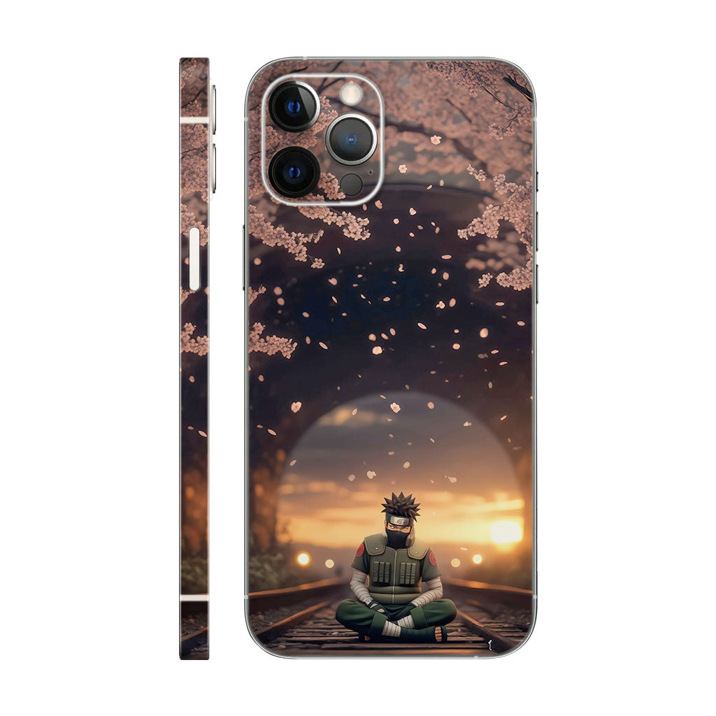 Kakashi Hatake Sunset Phone Case - Cherry Blossom Design 6D Skin