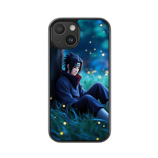 Sasuke Uchiha Fireflies Phone Case - Magical Night Design Metal Case