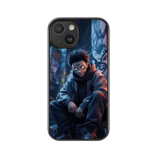 Sukuna Urban Graffiti Phone Case - Jujutsu Kaisen Design Metal Case