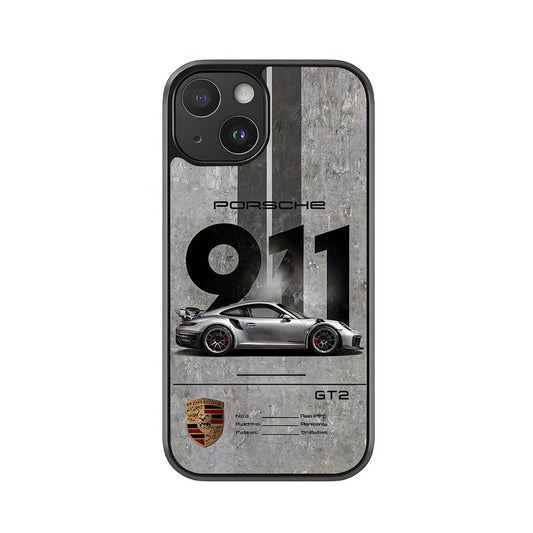 Porsche 911 GT2 Phone Case - Urban Concrete Design Metal Case