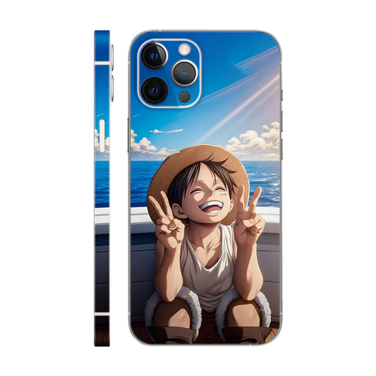 Monkey D. Luffy Peace Sign Phone Case - Ocean View Design 6D Skin
