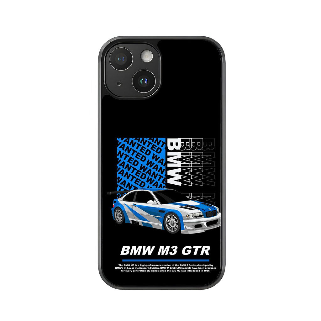 BMW M3 GTR Phone Case - Wanted Design Metal Case