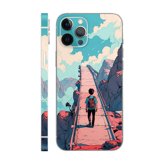 Mountain Path Anime Phone Case - Vibrant Journey Design 6D Skin
