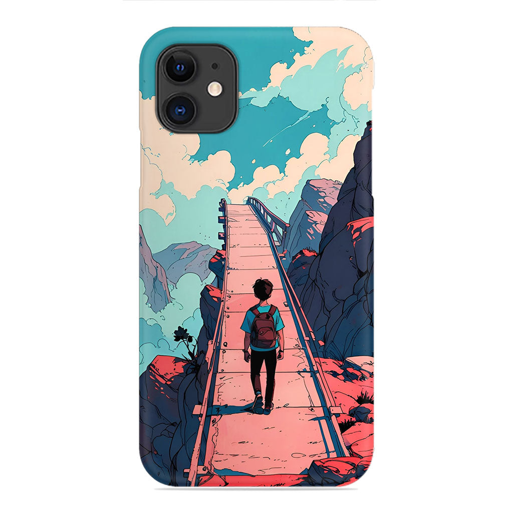 Mountain Path Anime Phone Case - Vibrant Journey Design ⚡🔥