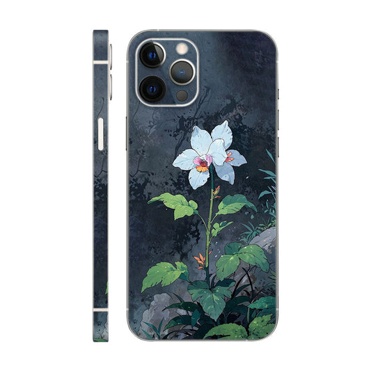 White Forest Flower Phone Case - Mystical Nature Design 6D Skin