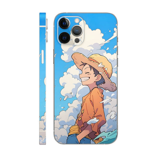 Monkey D. Luffy Smiling Phone Case - Straw Hat Sky Design 6D Skin