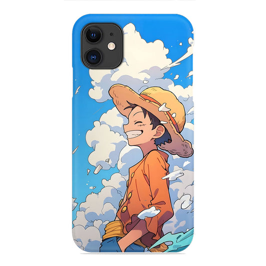 Monkey D. Luffy Smiling Phone Case - Straw Hat Sky Design