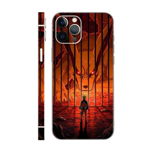 Naruto & Nine-Tailed Fox Phone Case - Prison Design 6D Skin