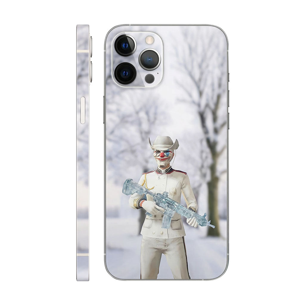 Pubg Winter Jester Phone Case - Snowy Path Design 6D Skin