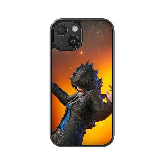 Pubg Dragon Queen Phone Case - Fiery Dragon Design Metal Case
