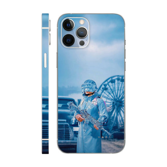 Pubg Blue Sniper Heroine Phone Case - Amusement Park Design 6D Skin