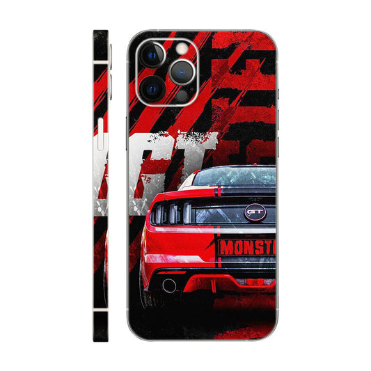 Ford Mustang GT Phone Case - Red Monster Design 6D Skin