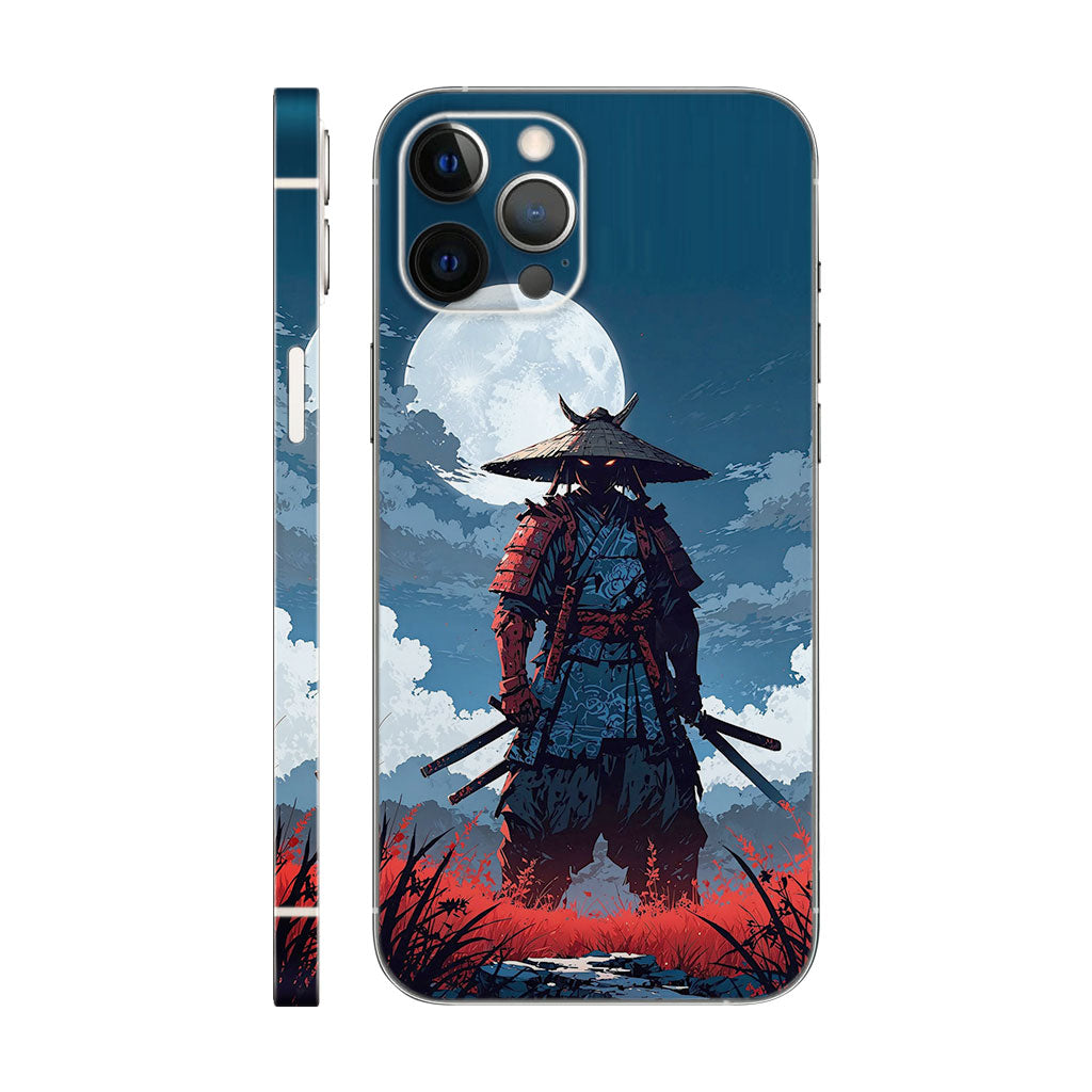 Samurai Warrior Phone Case - Moonlight Fields Design 6D Skin