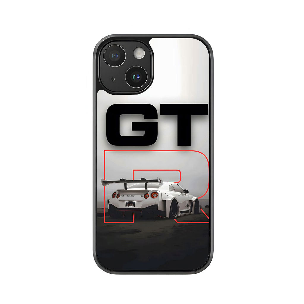 Nissan GT-R Phone Case - Bold Lettering Design Metal Case