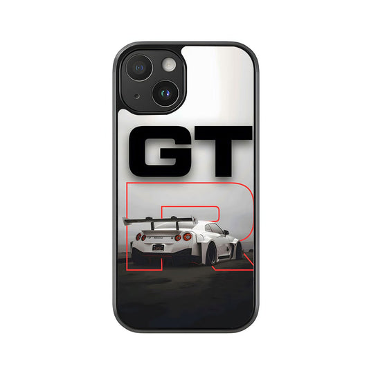 Nissan GT-R Phone Case - Bold Lettering Design Metal Case