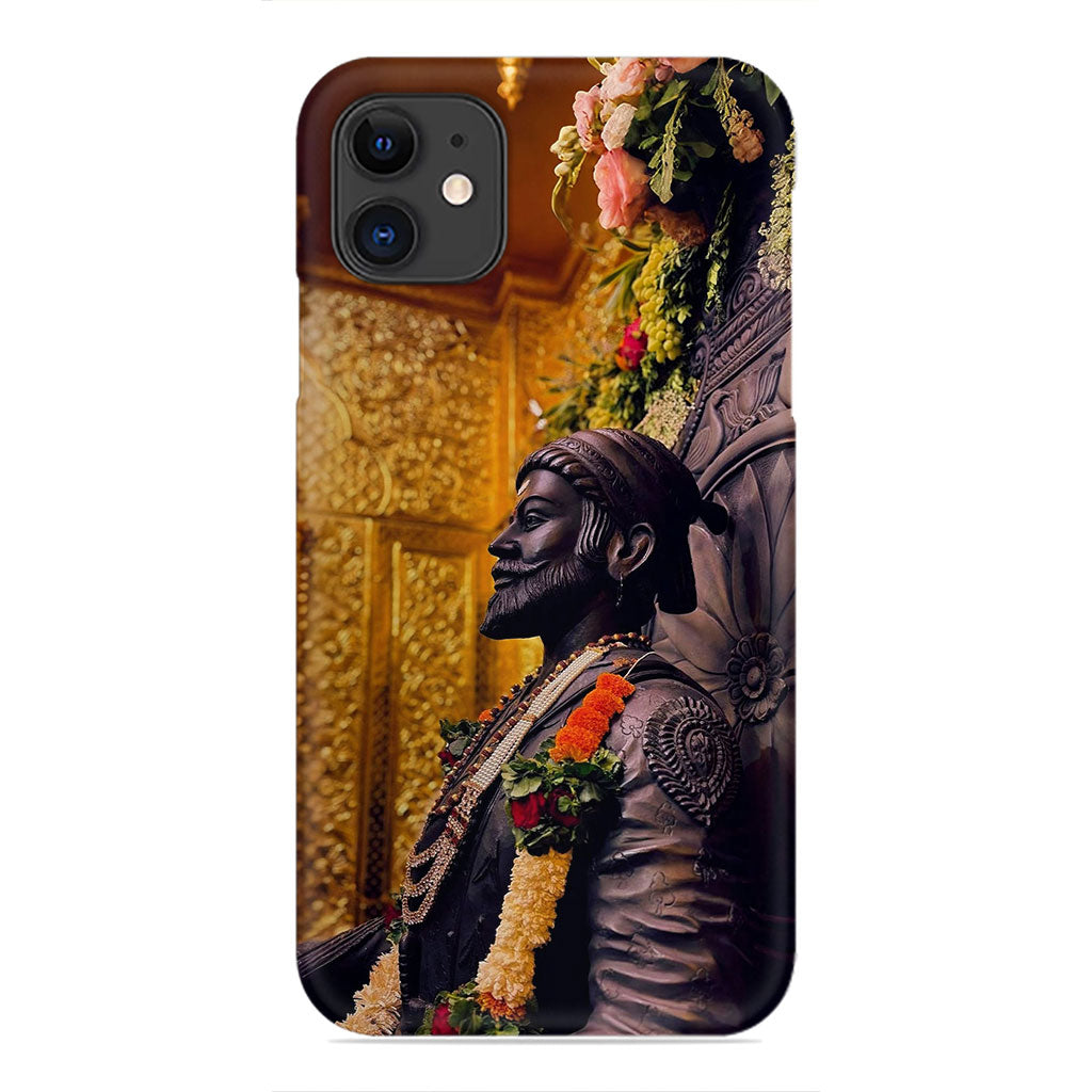 Chhatrapati Shivaji Maharaj Phone Case - Golden Throne Design