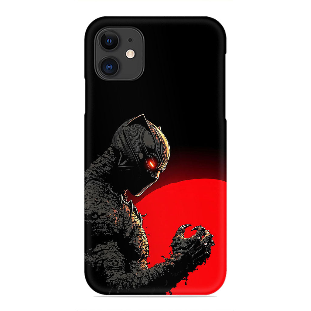 Black Panther Phone Case - Red Sun Design