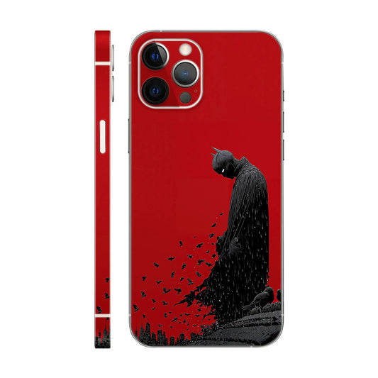 Dark Knight Phone Case - Red Urban Design 6D Skin