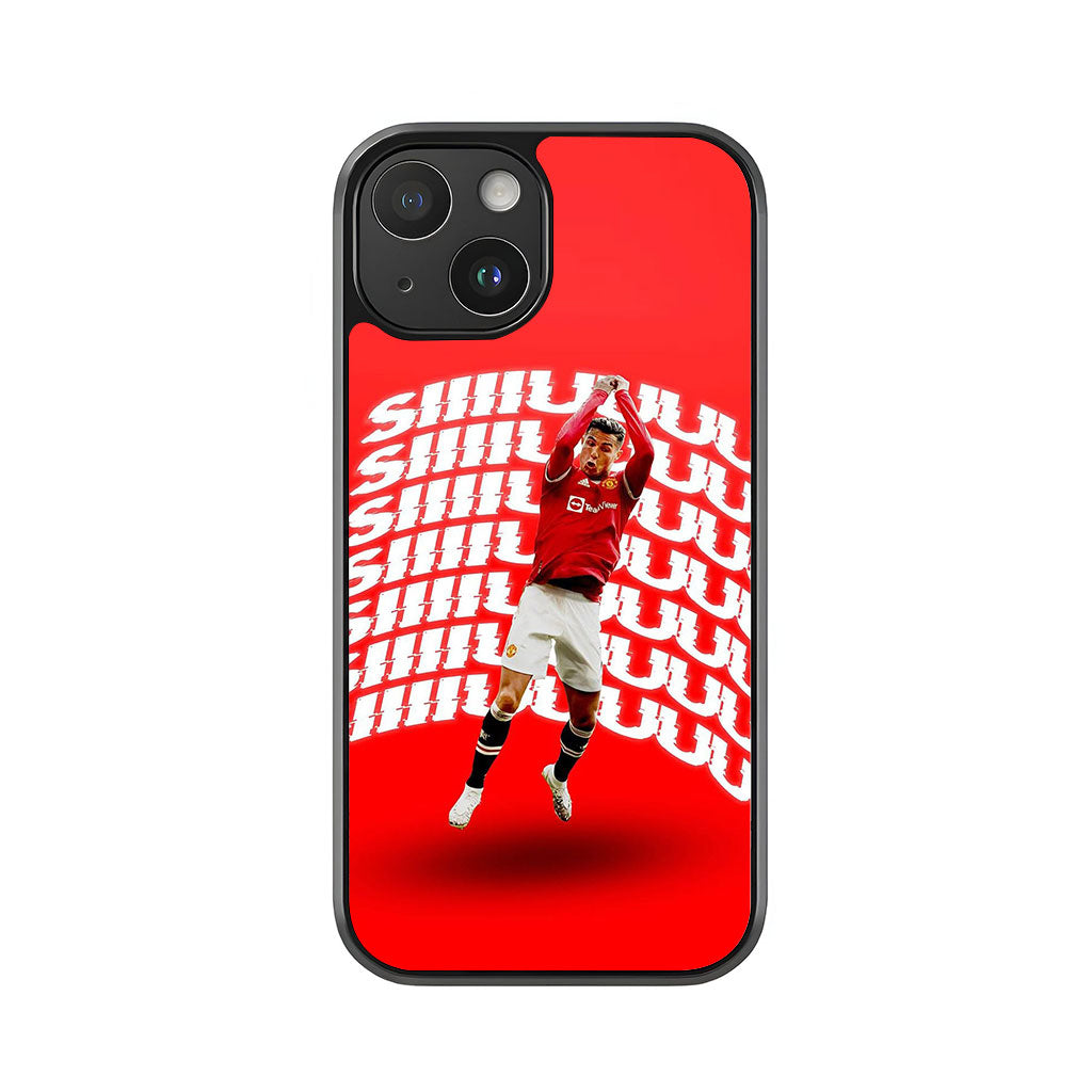 Cristiano Ronaldo Phone Case - Siuu Celebration Design Metal Case