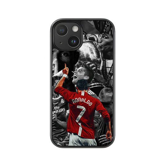 Cristiano Ronaldo Phone Case - Career Collage Design Metal Case