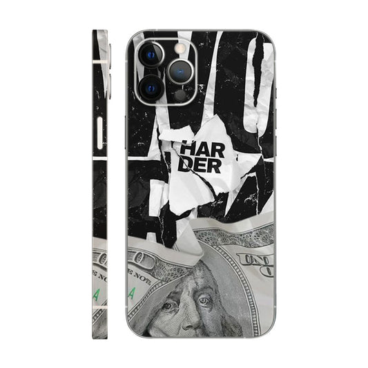 Urban Abstract Phone Case - Work Harder Money Design 6D Skin