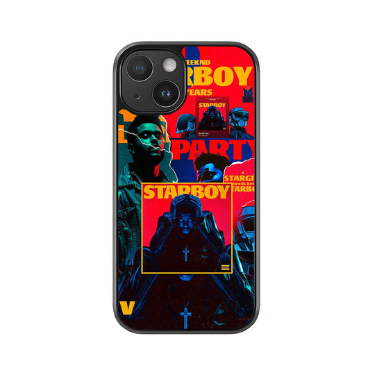 The Weeknd Phone Case - Starboy Collage Design Metal Case