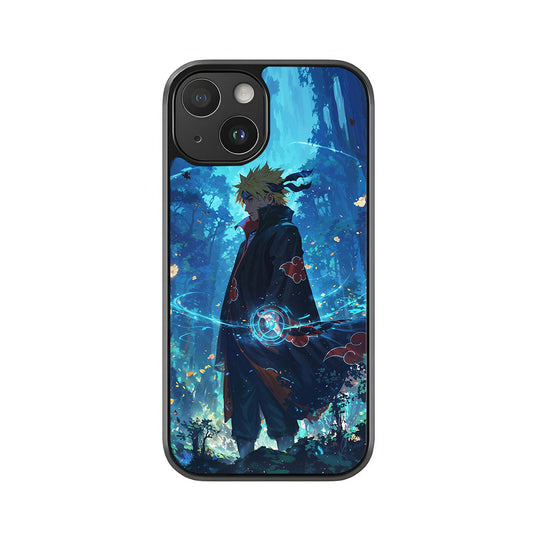 Naruto Uzumaki Phone Case - Forest Rasengan Design Metal Case