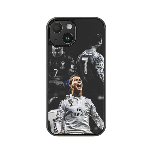 Cristiano Ronaldo Phone Case - Career Collage Design Metal Case