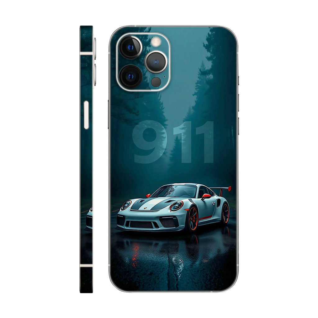 Porsche 911 Phone Case - Misty Forest Design 6D Skin