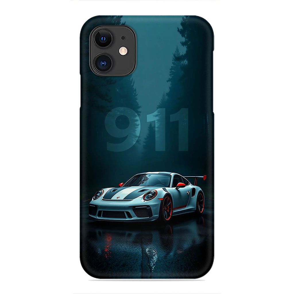 Porsche 911 Phone Case - Misty Forest Design