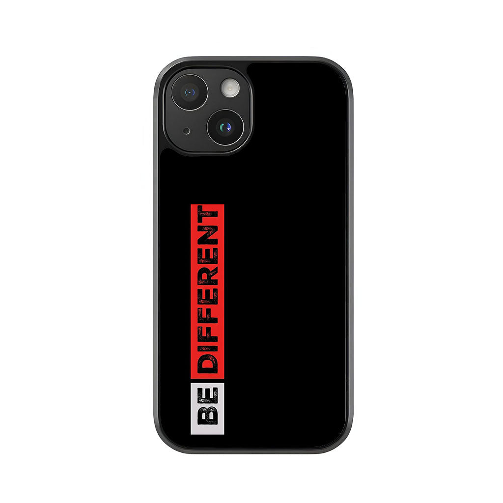 Be Different Phone Case - Motivational Slogan Design Metal Case