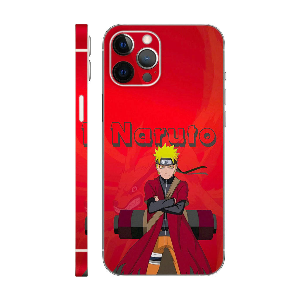 Naruto Uzumaki Phone Case - Red Manga Design 6D Skin