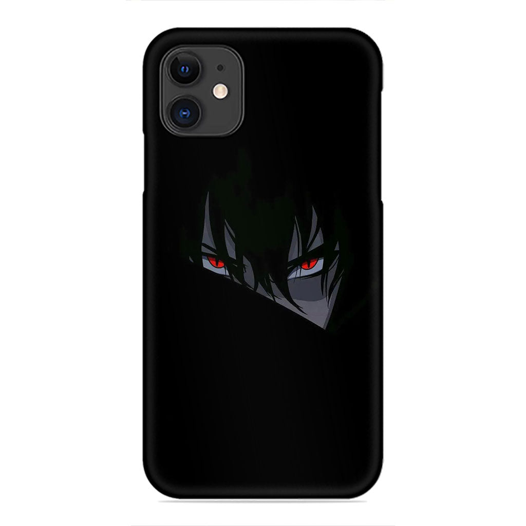 Anime Phone Case - Red Eyes in Darkness Design