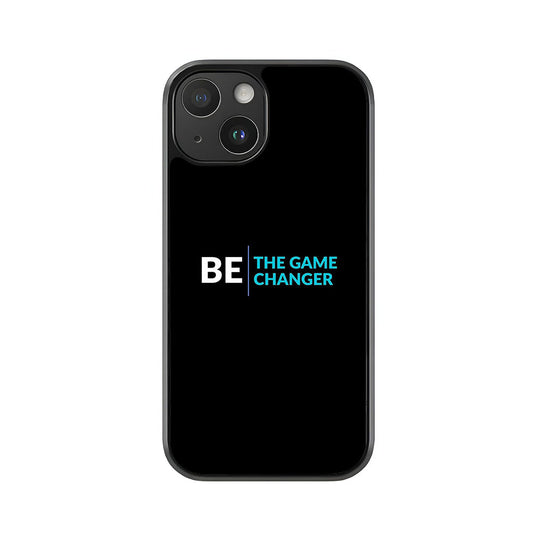 Be the Game Changer Phone Case - Motivational Slogan Design Metal Case