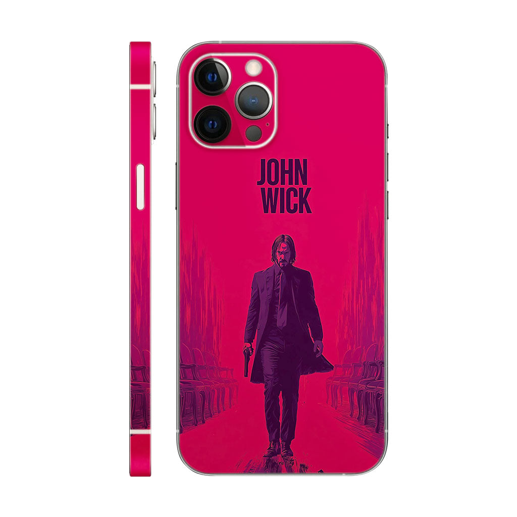 John Wick Phone Case - Pink Movie Poster Design 6D Skin