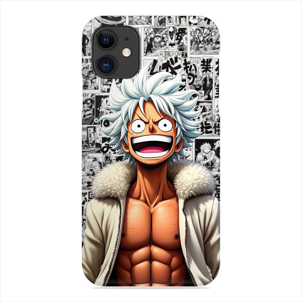 Luffy Gear 5 Phone Case - One Piece Manga Design