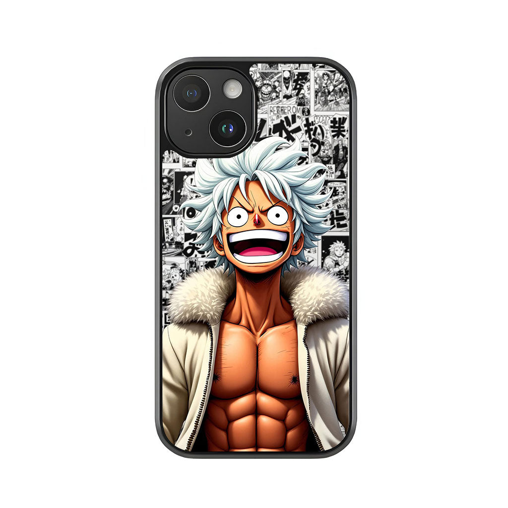 Luffy Gear 5 Phone Case - One Piece Manga Design Metal Case