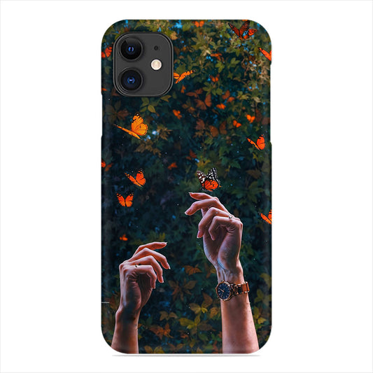 Butterfly Hands Phone Case - Natural Art Design