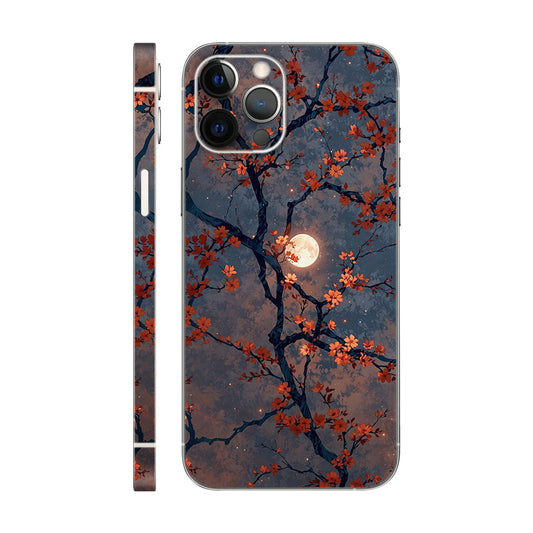 Full Moon & Autumn Tree Phone Case - Mystical Nature Design 6D Skin