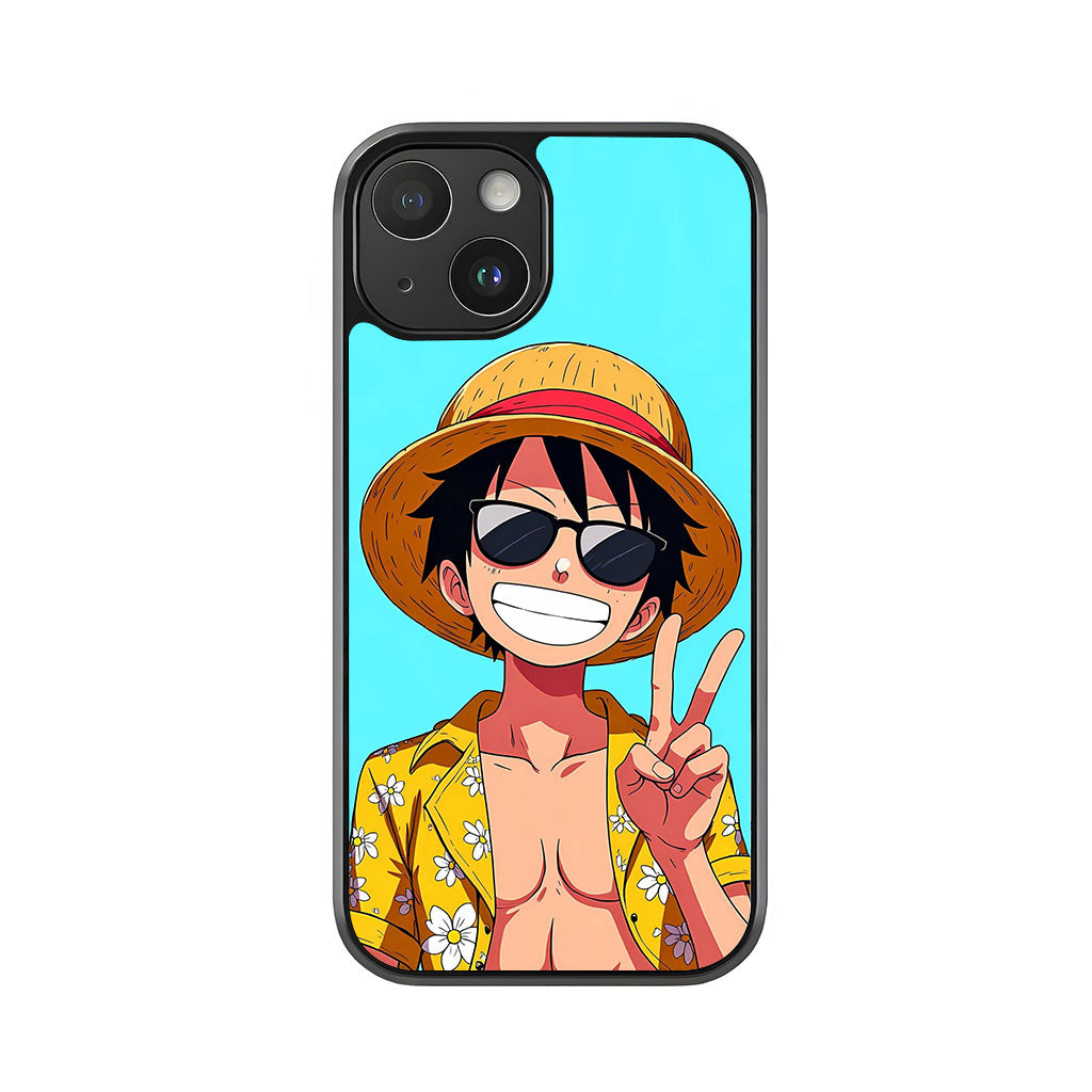 Luffy Phone Case - Vacation Style Anime Design Metal Case