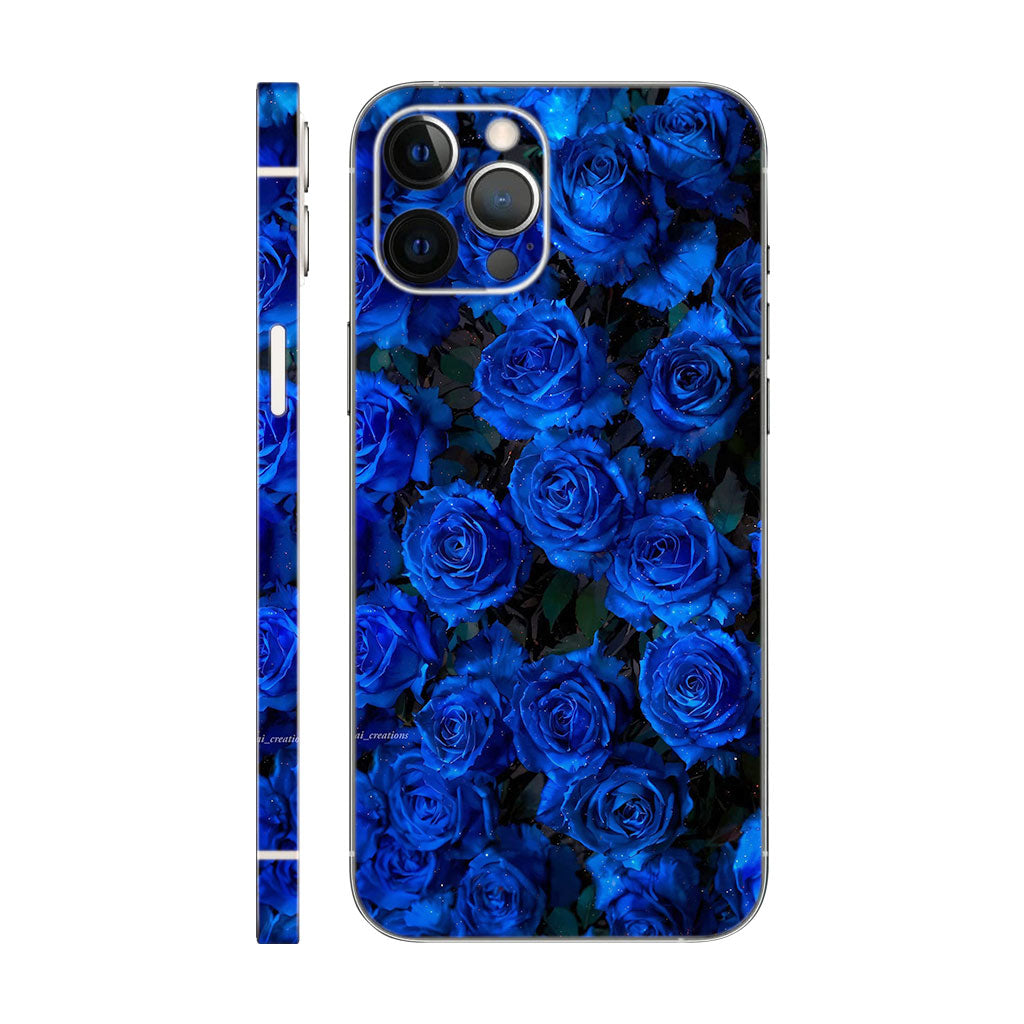 Blue Rose Phone Case - Floral Garden Design 6D Skin