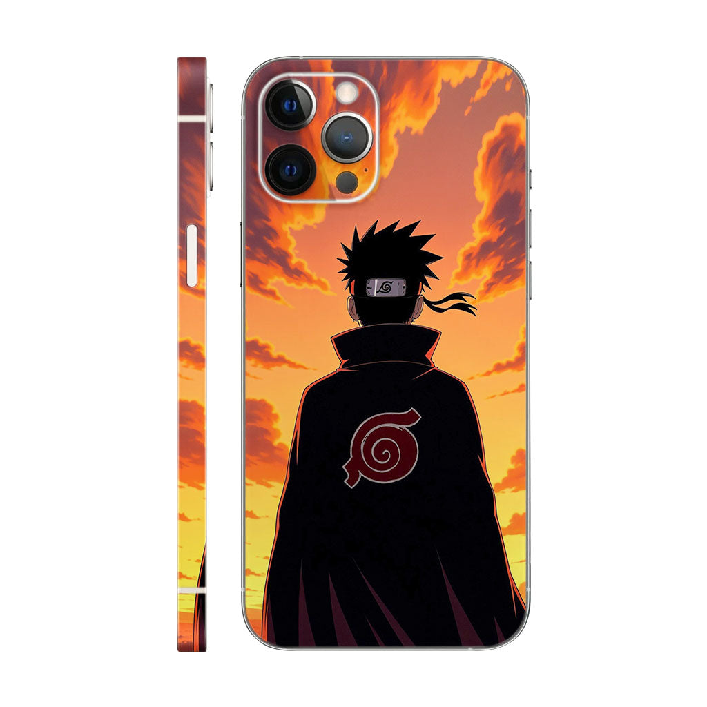 Naruto-Inspired Phone Case - Sunset Anime Design 6D Skin