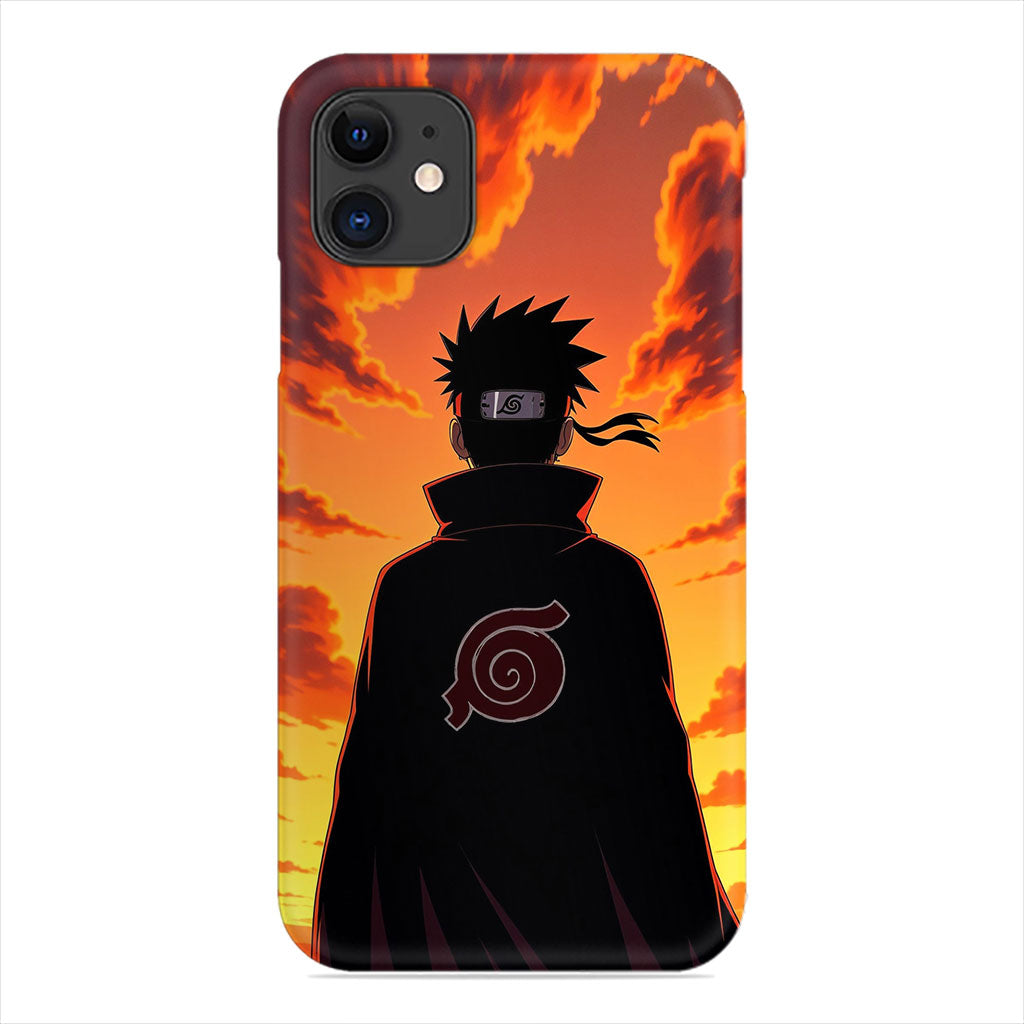 Naruto-Inspired Phone Case - Sunset Anime Design