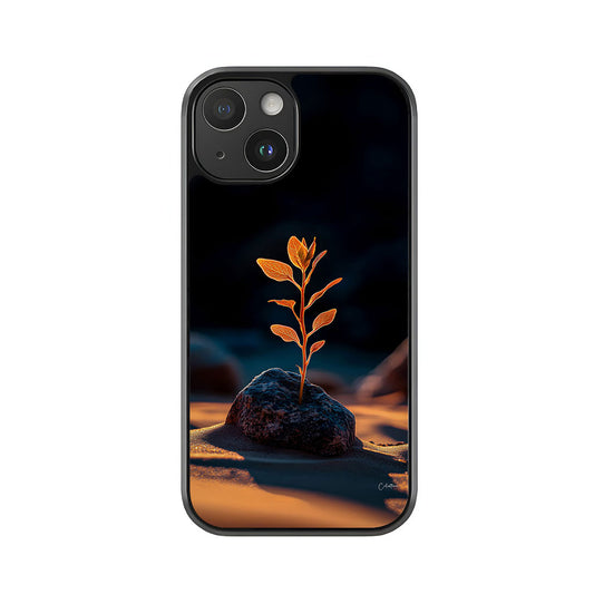 Glowing Plant Phone Case - Life from Stone Design Metal Case