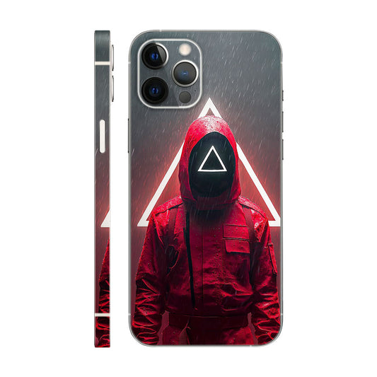 Squid Game Guard Phone Case - Triangle Symbol Design 6D Skin